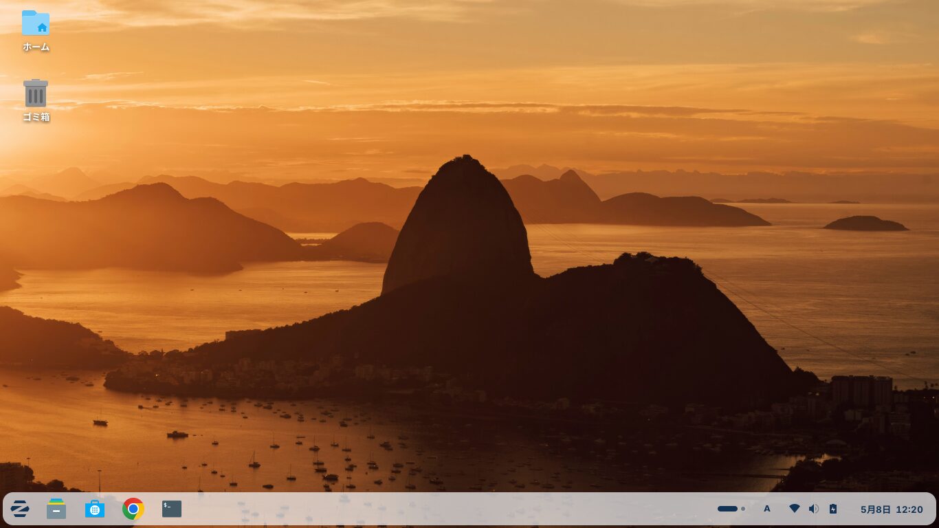 Zorin OS 18.1 Coreのデスクトップ画面